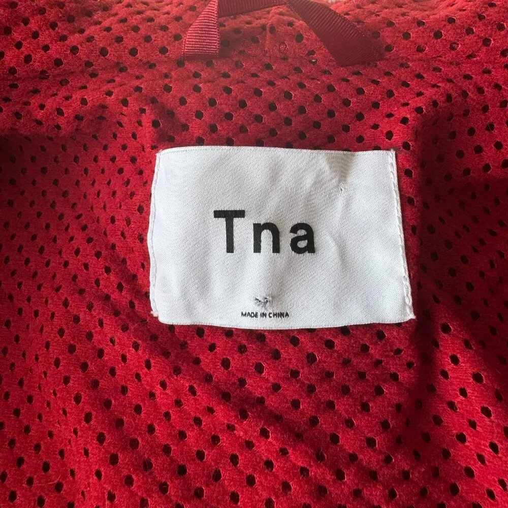 ♥️ Host Pick! ♥️ Aritzia Tna Fleecy Sherpa Swann jacket with hoodie - size M - Picture 7 of 9